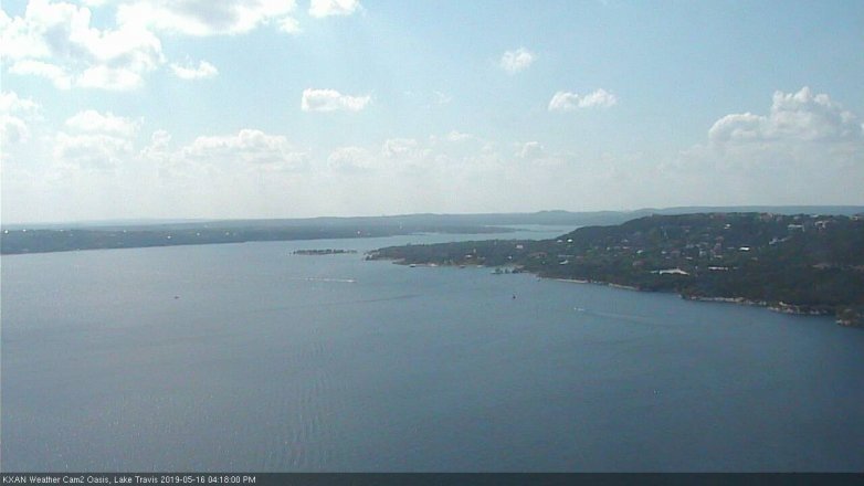 Lake Travis webcam, May 16, 2019 3:20 PM CT