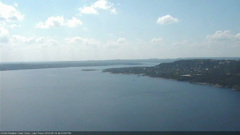 Lake Travis webcam, May 16, 2019 3:25 PM CT