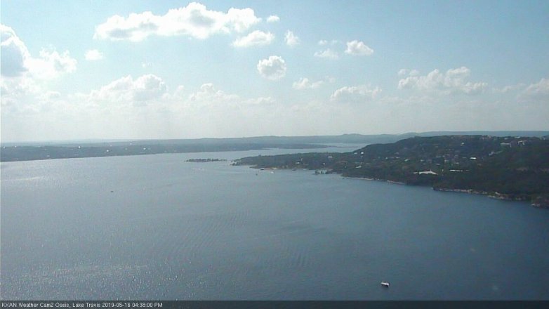 Lake Travis webcam, May 16, 2019 3:40 PM CT
