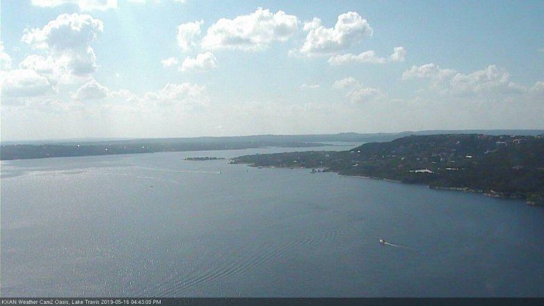 Lake Travis webcam, May 16, 2019 3:45 PM CT