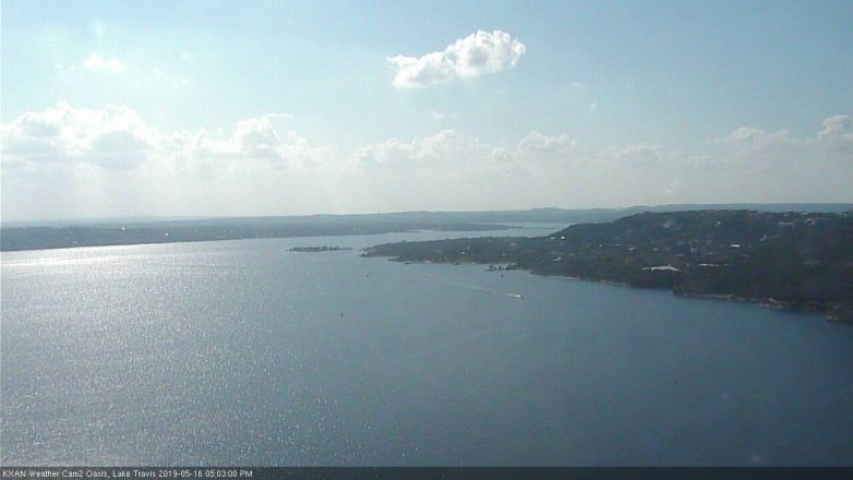 Lake Travis webcam, May 16, 2019 4:05 PM CT