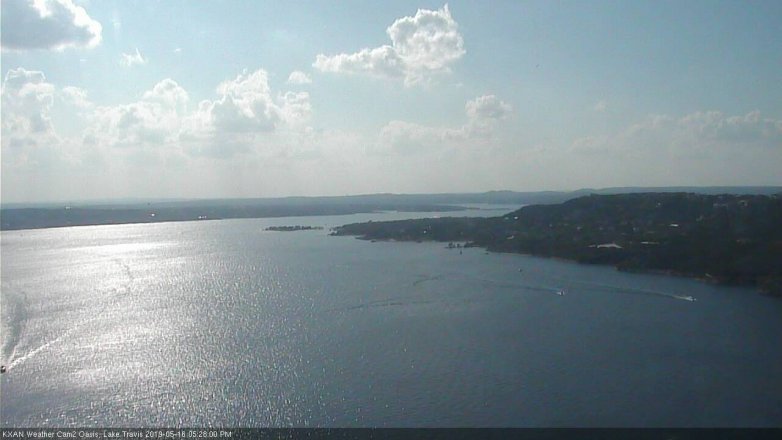 Lake Travis webcam, May 16, 2019 4:30 PM CT