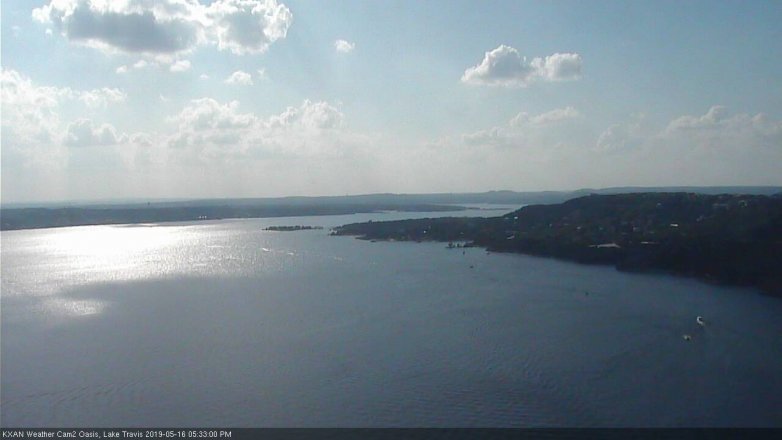Lake Travis webcam, May 16, 2019 4:35 PM CT