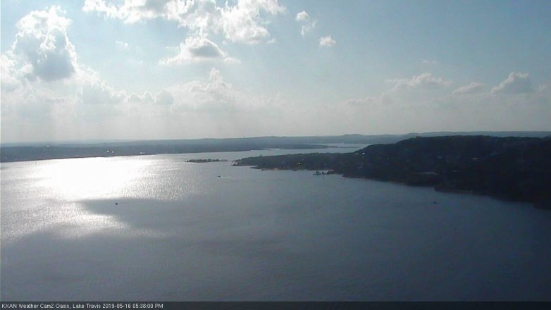 Lake Travis webcam, May 16, 2019 4:40 PM CT