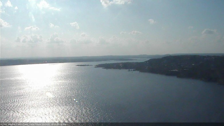 Lake Travis webcam, May 16, 2019 4:55 PM CT