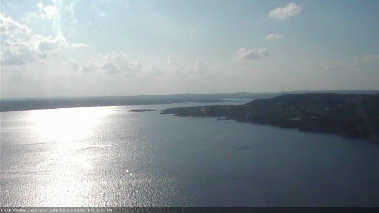 Lake Travis webcam, May 16, 2019 5:00 PM CT