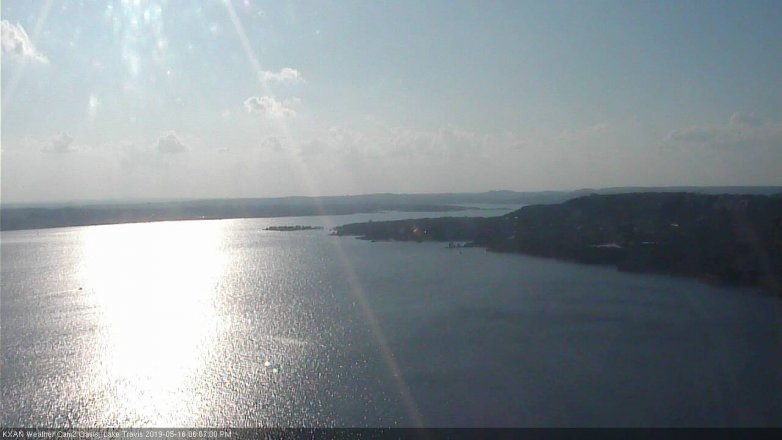 Lake Travis webcam, May 16, 2019 5:10 PM CT
