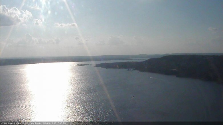 Lake Travis webcam, May 16, 2019 5:20 PM CT
