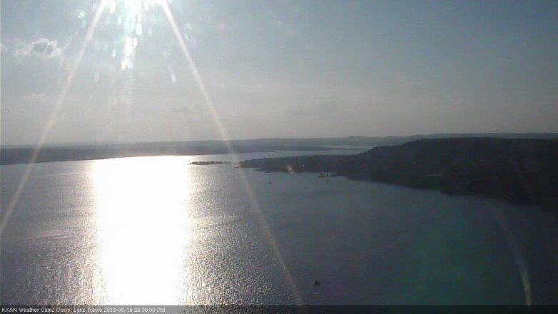 Lake Travis webcam, May 16, 2019 5:40 PM CT