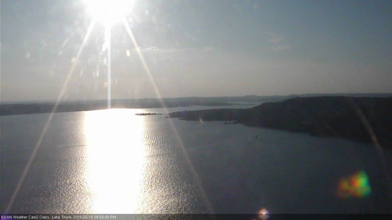 Lake Travis webcam, May 16, 2019 6:00 PM CT