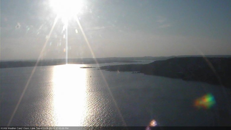 Lake Travis webcam, May 16, 2019 6:05 PM CT