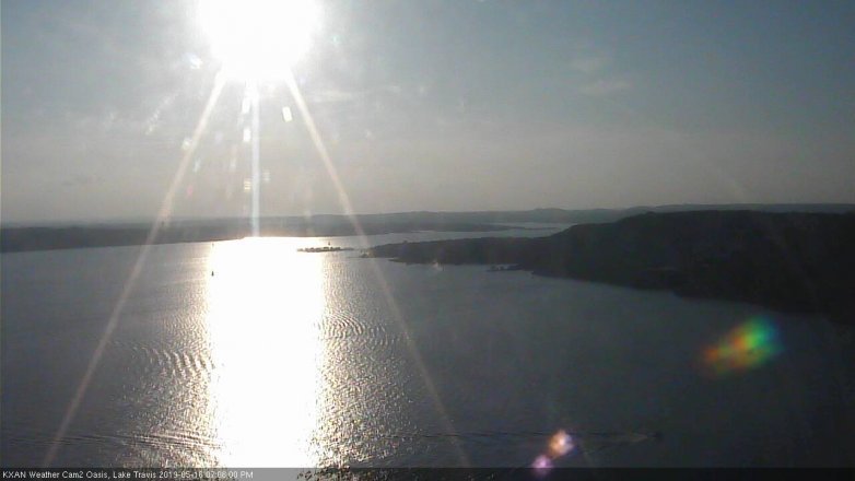 Lake Travis webcam, May 16, 2019 6:10 PM CT