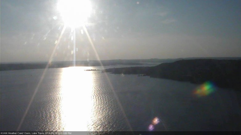 Lake Travis webcam, May 16, 2019 6:15 PM CT