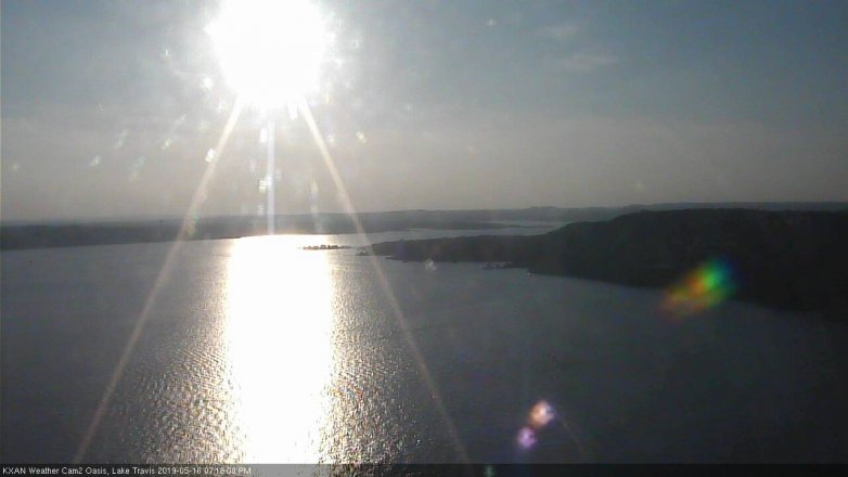 Lake Travis webcam, May 16, 2019 6:20 PM CT