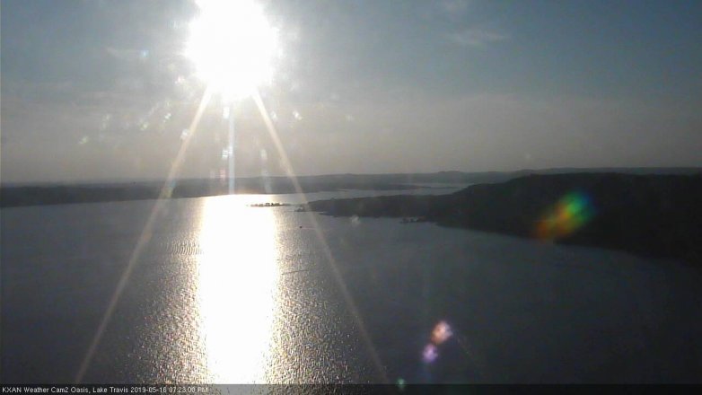 Lake Travis webcam, May 16, 2019 6:25 PM CT