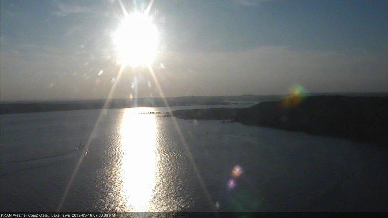 Lake Travis webcam, May 16, 2019 6:35 PM CT