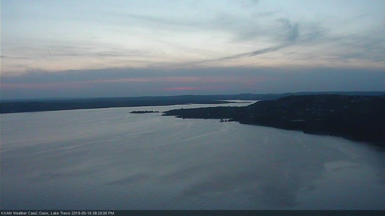 Lake Travis webcam, May 16, 2019 7:30 PM CT