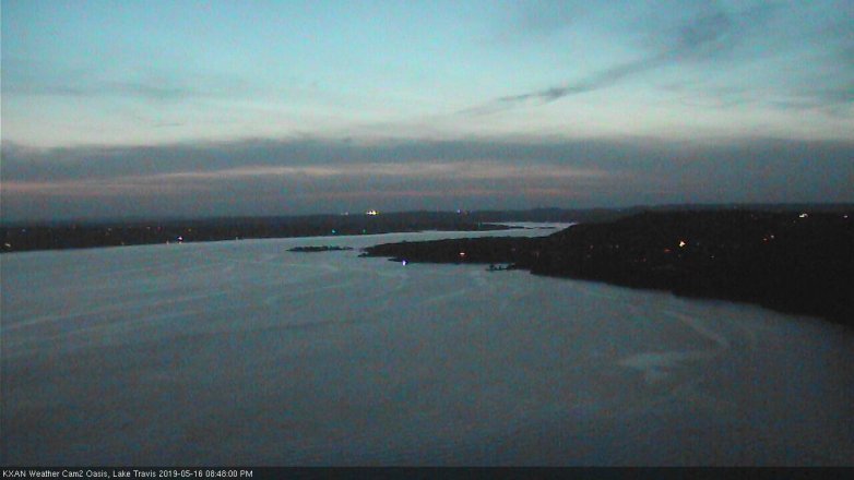 Lake Travis webcam, May 16, 2019 7:50 PM CT