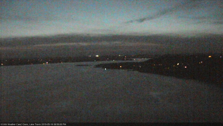 Lake Travis webcam, May 16, 2019 8:00 PM CT