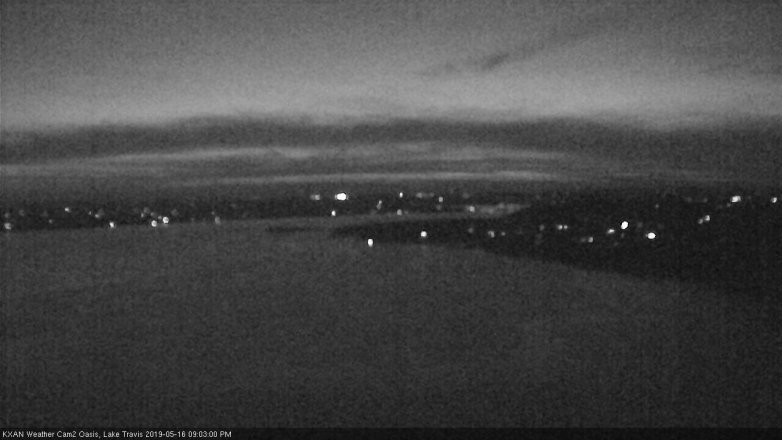 Lake Travis webcam, May 16, 2019 8:05 PM CT