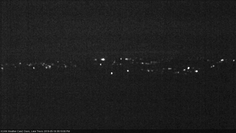 Lake Travis webcam, May 16, 2019 8:20 PM CT