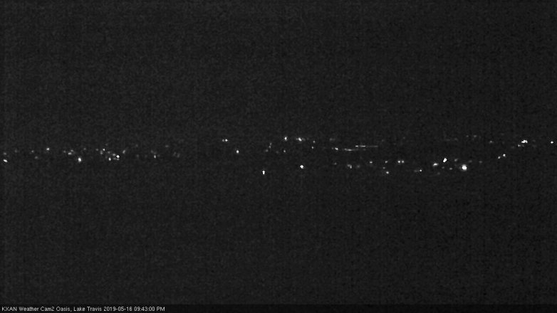 Lake Travis webcam, May 16, 2019 8:45 PM CT