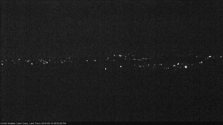 Lake Travis webcam, May 16, 2019 8:55 PM CT