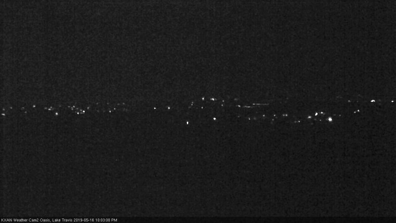 Lake Travis webcam, May 16, 2019 9:05 PM CT