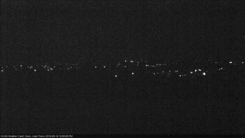 Lake Travis webcam, May 16, 2019 9:10 PM CT