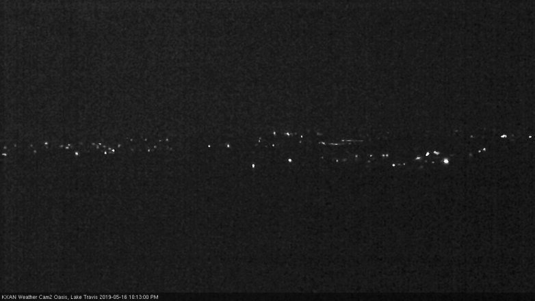 Lake Travis webcam, May 16, 2019 9:15 PM CT