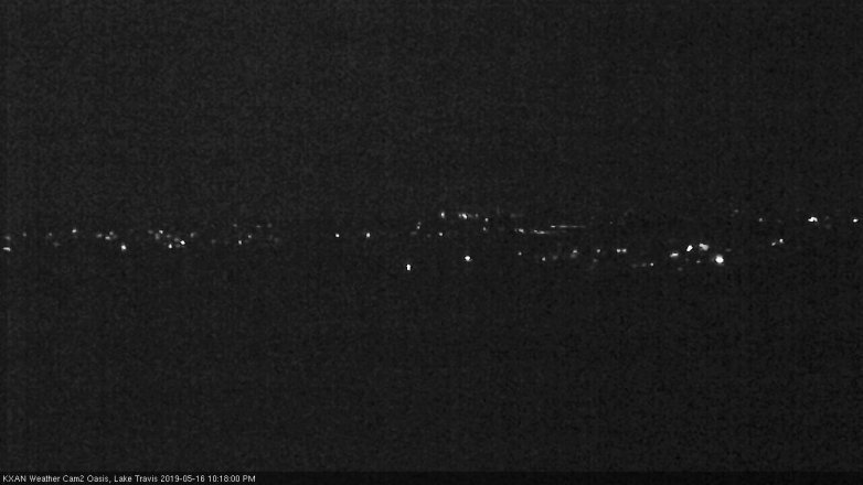 Lake Travis webcam, May 16, 2019 9:20 PM CT