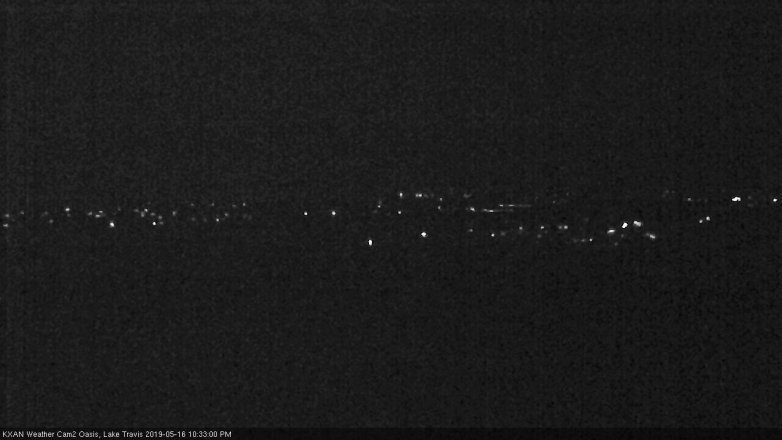 Lake Travis webcam, May 16, 2019 9:35 PM CT