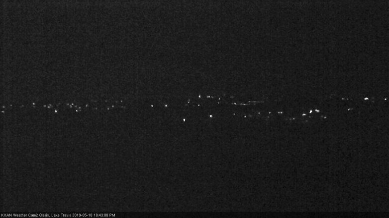 Lake Travis webcam, May 16, 2019 9:45 PM CT