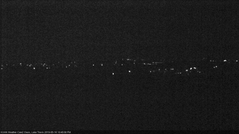 Lake Travis webcam, May 16, 2019 9:50 PM CT