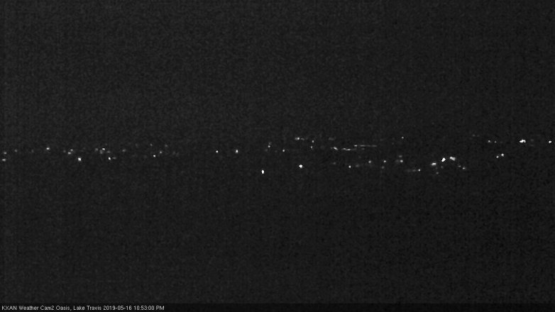 Lake Travis webcam, May 16, 2019 9:55 PM CT