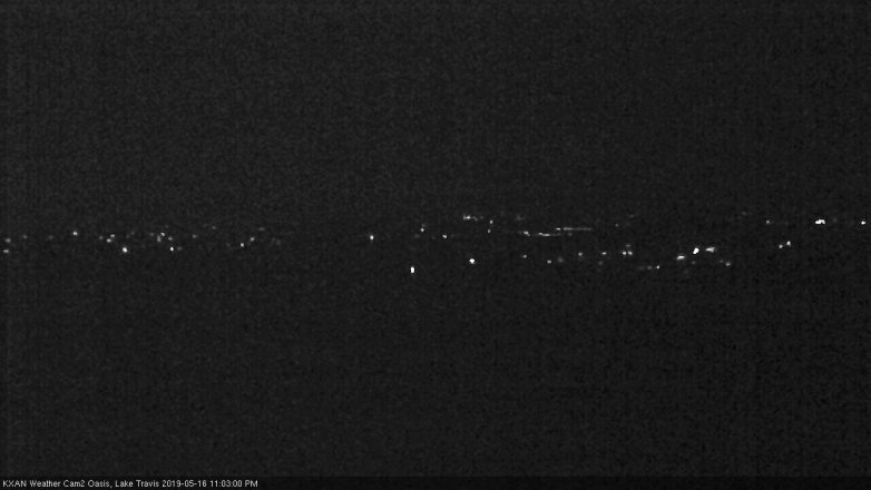 Lake Travis webcam, May 16, 2019 10:05 PM CT