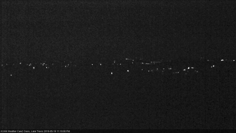 Lake Travis webcam, May 16, 2019 10:20 PM CT