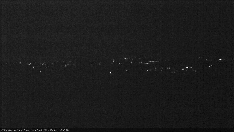 Lake Travis webcam, May 16, 2019 10:40 PM CT