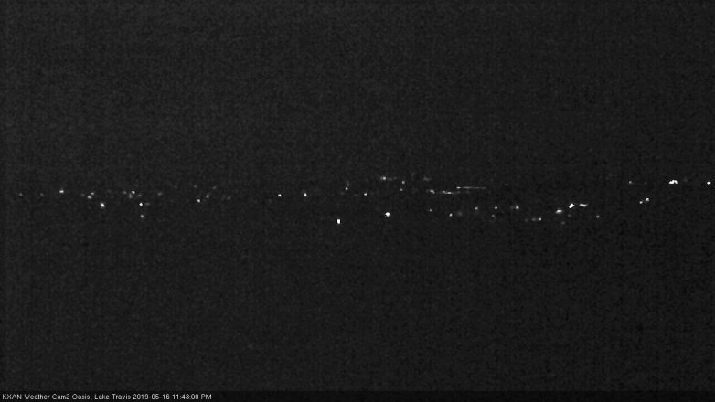 Lake Travis webcam, May 16, 2019 10:45 PM CT