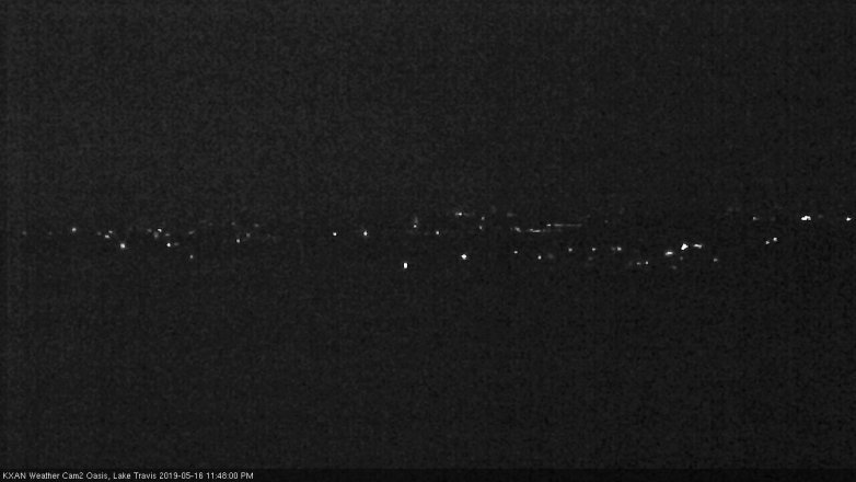 Lake Travis webcam, May 16, 2019 10:50 PM CT