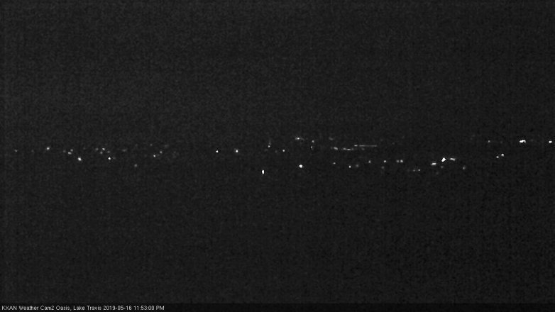Lake Travis webcam, May 16, 2019 10:55 PM CT