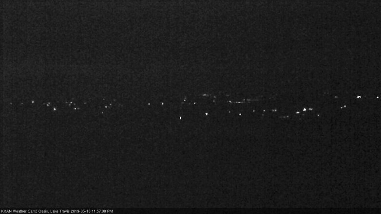 Lake Travis webcam, May 16, 2019 11:00 PM CT