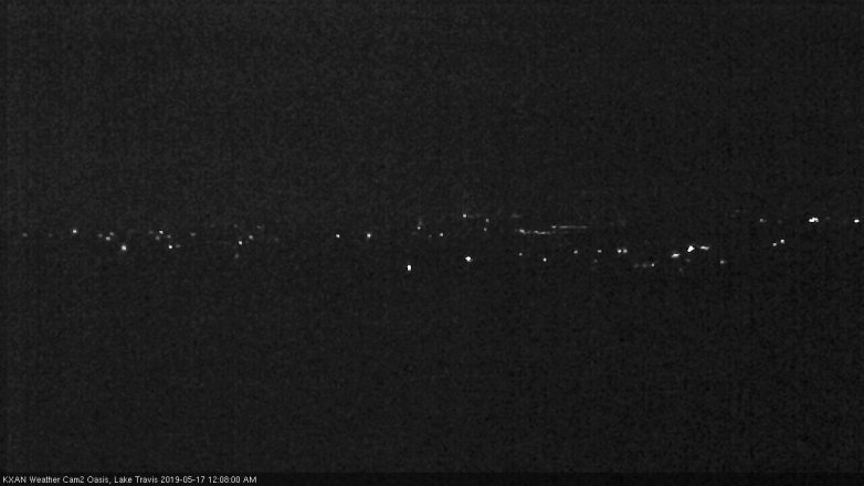 Lake Travis webcam, May 16, 2019 11:10 PM CT
