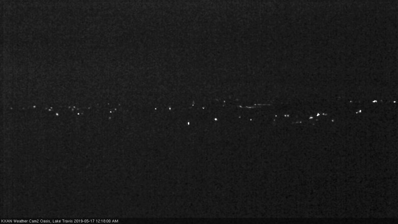 Lake Travis webcam, May 16, 2019 11:20 PM CT