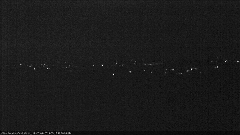 Lake Travis webcam, May 16, 2019 11:25 PM CT