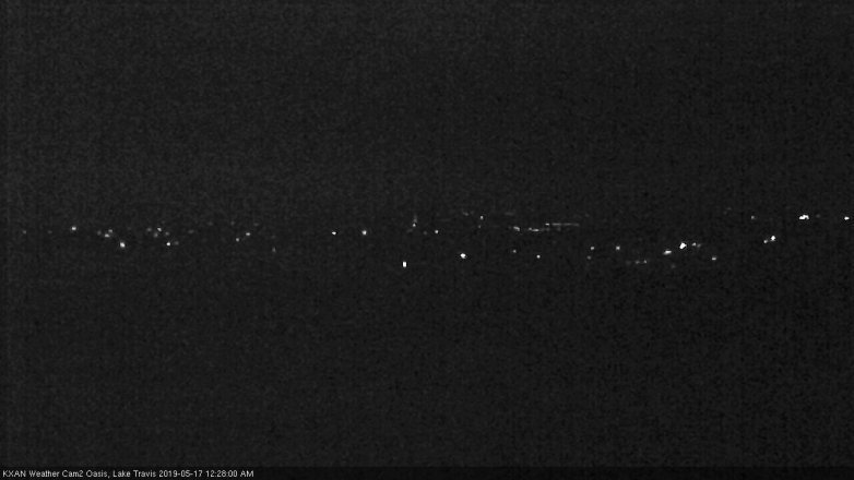 Lake Travis webcam, May 16, 2019 11:30 PM CT