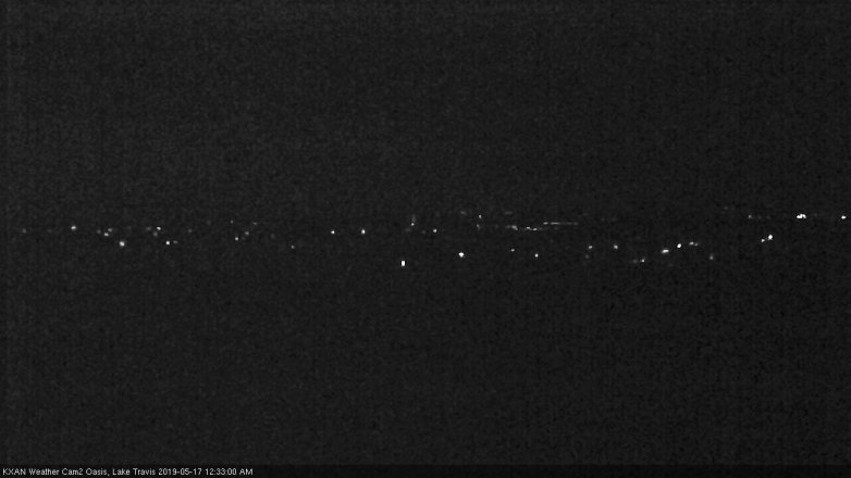 Lake Travis webcam, May 16, 2019 11:35 PM CT