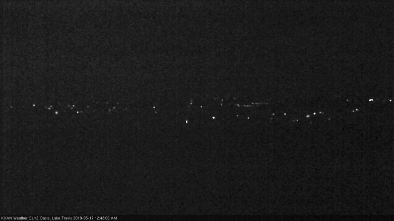 Lake Travis webcam, May 16, 2019 11:45 PM CT