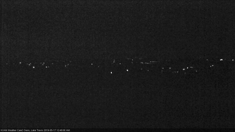 Lake Travis webcam, May 16, 2019 11:50 PM CT