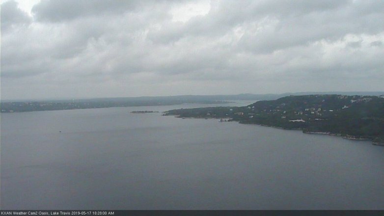 Lake Travis webcam, May 17, 2019 9:30 AM CT
